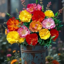 Hạt giống hoa poppy kép