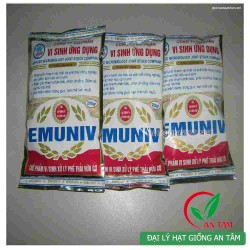 Chế phẩm vi sinh emuniv ủ rác thải hữu cơ