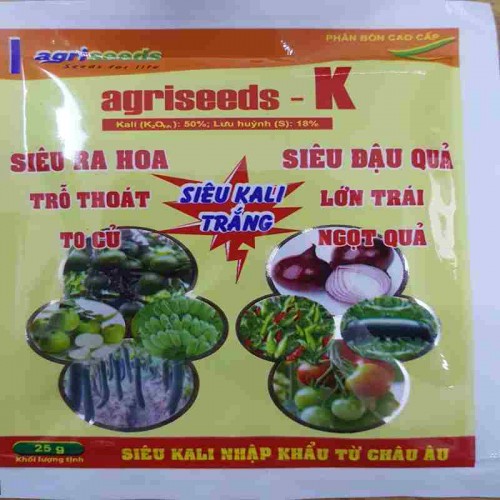 Phân Kali siêu ra hoa, đậu quả nhập khẩu từ Châu Âu